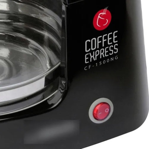 Cafetera Sindelen Cf-1500ng Semi Automática Negra De Filtro