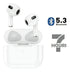 Audífonos Inalámbricos Hoco 3ra Generación Bt5.3 Ew43 7hrs