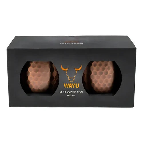 Copper Mug Set Acero Inoxidable Capa De Cobre Wayu