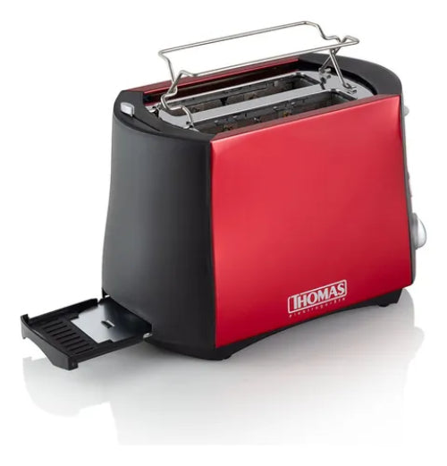 Tostador Thomas Th-120r 2 Panes Color Rojo