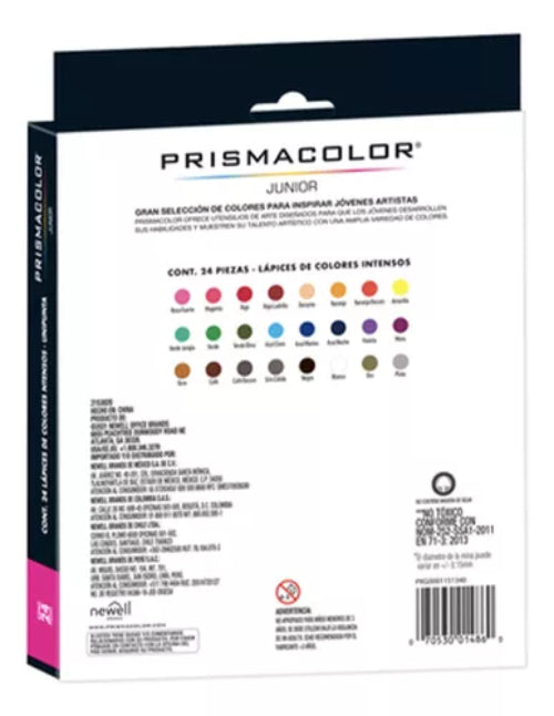 Set 24 Lapices De Color Prismacolor Jr. Colores Surtidos