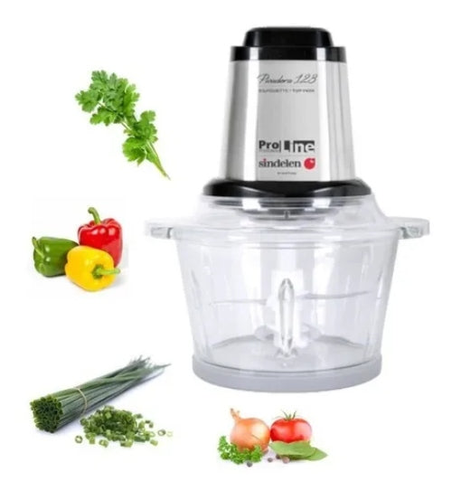 Picadora 123 Sindelen P-123tvin 1,8lts 420w Color Plateado
