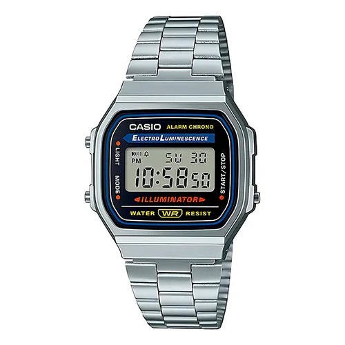 Reloj Casio Youth Vintage A168wa-1 Plateado Digital