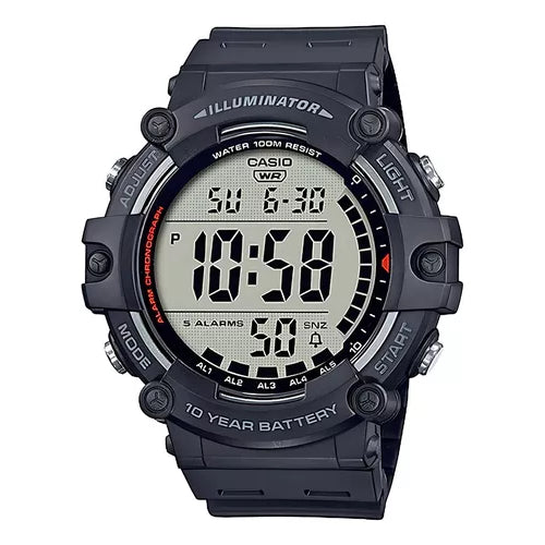 Reloj Casio Youth Ae-1500wh-1a Hombre Negro/gris