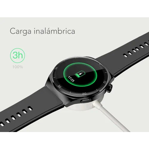 Reloj Inteligente Aiwa Ip68 Awsam05 Deportivo Color Negro