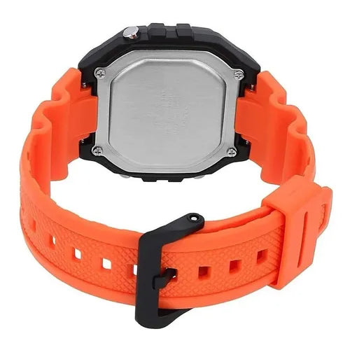 Reloj Casio Youth W-218h-3av Negro/naranja Hombre