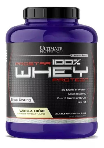 Suplemento Ultimate Nutrition Prostar Whey Sabor Crema De Vainilla De 2.39kg