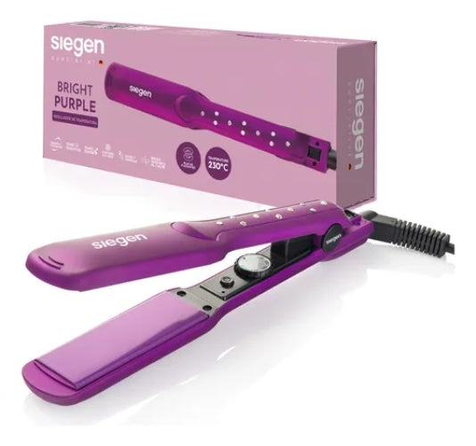Alisador Siegen Sg-3540 Cerámica + Tourmalina Color Violeta