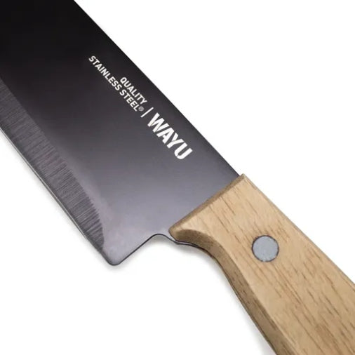 Cuchillo Prm Wayu 8 Color Negro-café