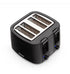 Tostador Thomas Th-126 4 Panes Color Negro
