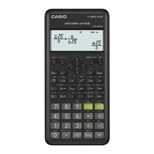 Calculadora Casio Fx-82la Plus 2da Edición Color Negro