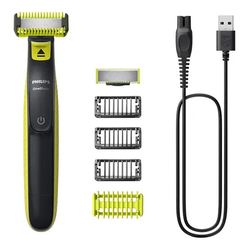 Oneblade Philips Qp2824 Afeita Cara Cuerpo Recorta Perfila Verde Lima