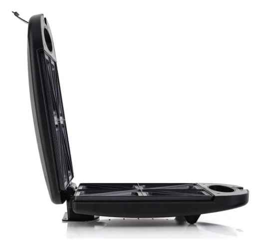 Sandwichera Thomas Th-958 4 Panes Color Negro