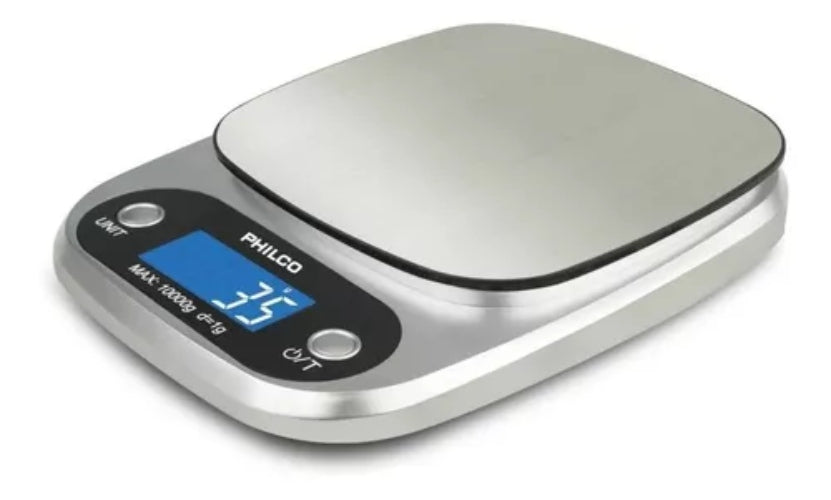 Balanza Pesa Digital Philco Ks491 10kg Cocina Color Plateado