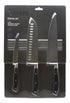 Set Cuchillo + Block Magnético Wayu Color Plateado-negro