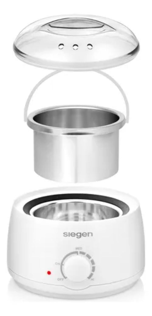 Olla Para Calentar Cera Siegen Sg-1100 Color Blanco