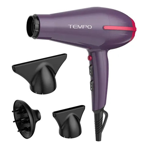 Secador De Pelo Gama Tempo 3d Cerámico 2200w Violeta