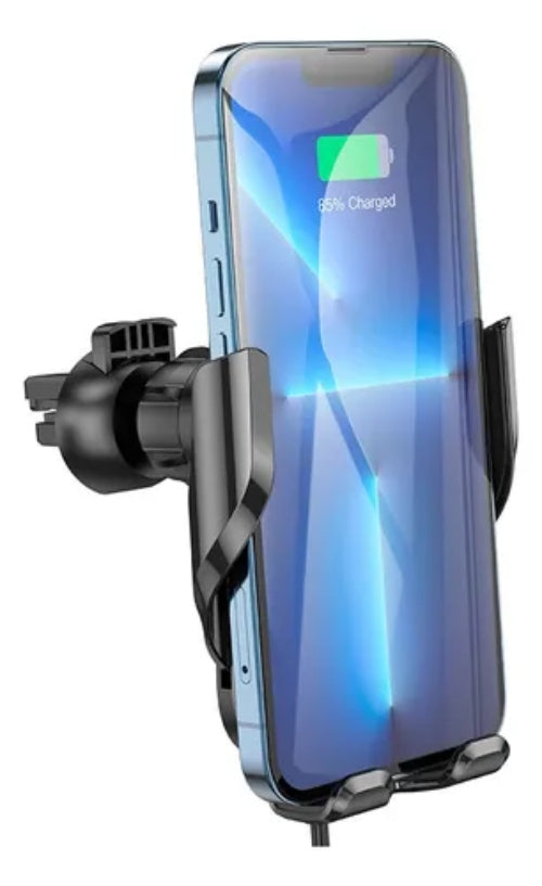 Soporte De Auto Hoco Carga Inalámbrica Para iPhone Smartphone CA202