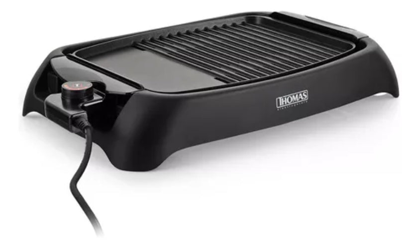 Parrilla Eléctrica Thomas Th-180 1000w Color Negro