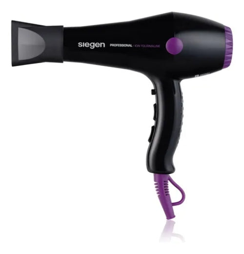 Secador De Pelo Siegen Sg-3049 2000w Negro/violeta