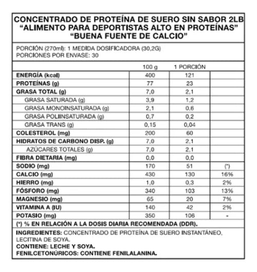 4chef 100% Whey Protein 2 Lbs Foodtech