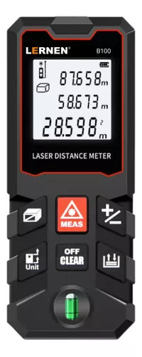 Medidor De Distancia Laser Digital Lernen 100m + Accesorios