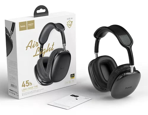 Audifonos Hoco W35 Air Triumph Over Ear Bluetooth Negro