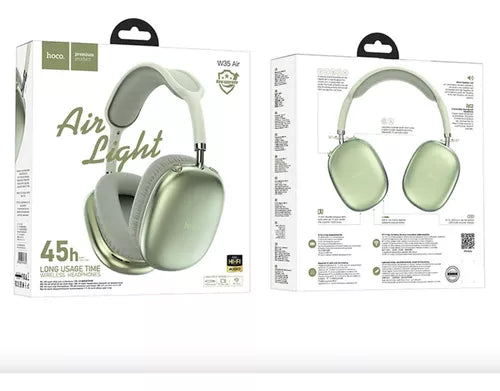 Audifonos Bluetooth Hoco W35 Air Over Ear Verde